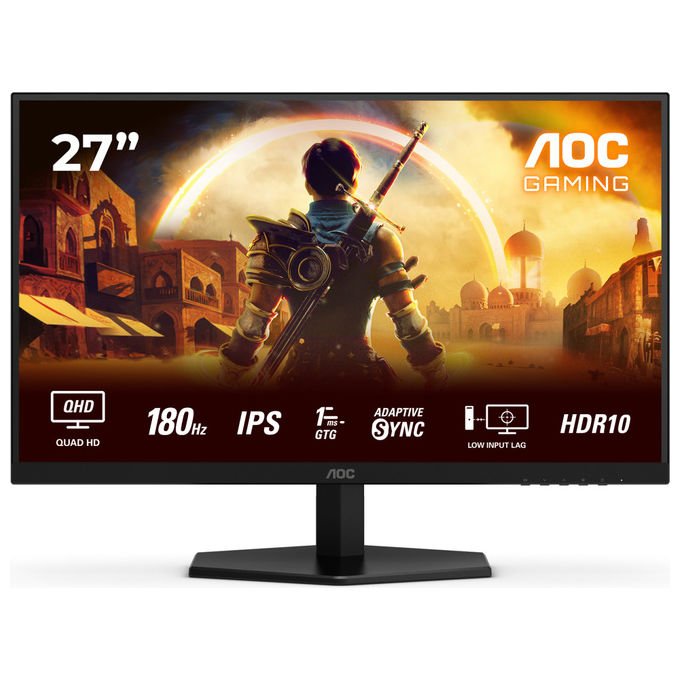 Aoc Monitor Gaming Qhd 27'' G4 Q27G42XE Nero Rosso Aoc Monitor Gaming Qhd 27'' G4 Q27G42XE Nero Rosso