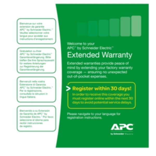 Apc (1) Year Extended Warranty For (1) Easy UPS SRV/SRVS Level 01 WBEXTWAR1YR-SE-01