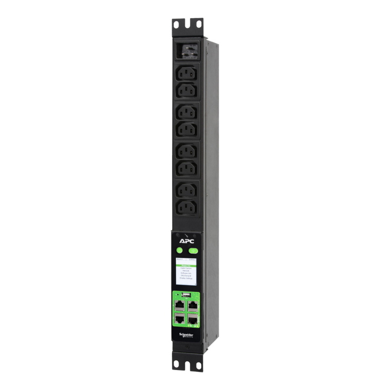 Apc epdu2016m unità di distribuzione dell`energia (pdu) 8 presa(e) ac 1u nero