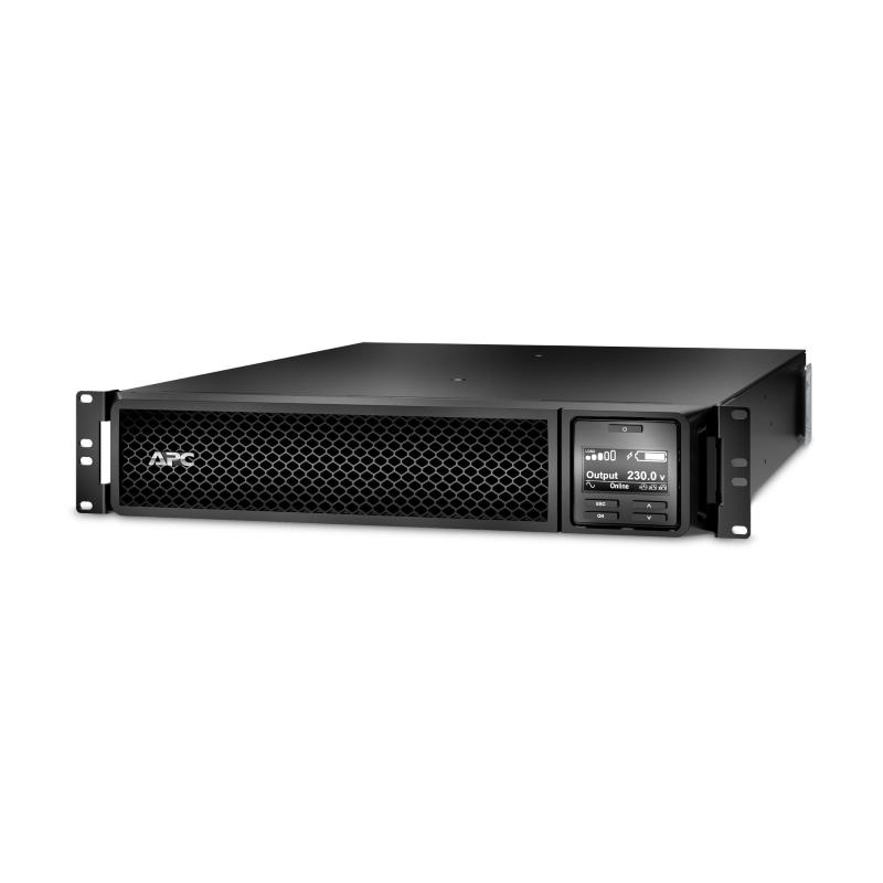 Apc srt2200rmxli ups per server 1.980w 2.200va chassis rack 2u 10 prese ac colore nero