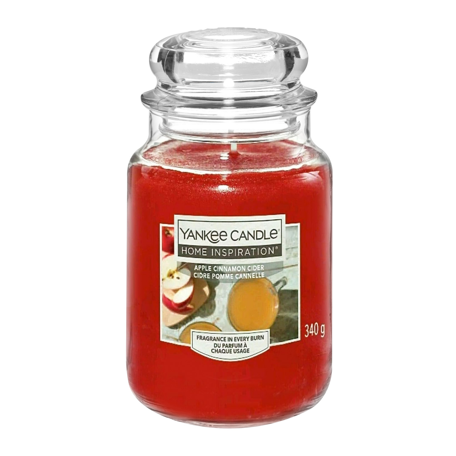 Apple Cinnamon Cider, candela in giara grande Yankee Candle