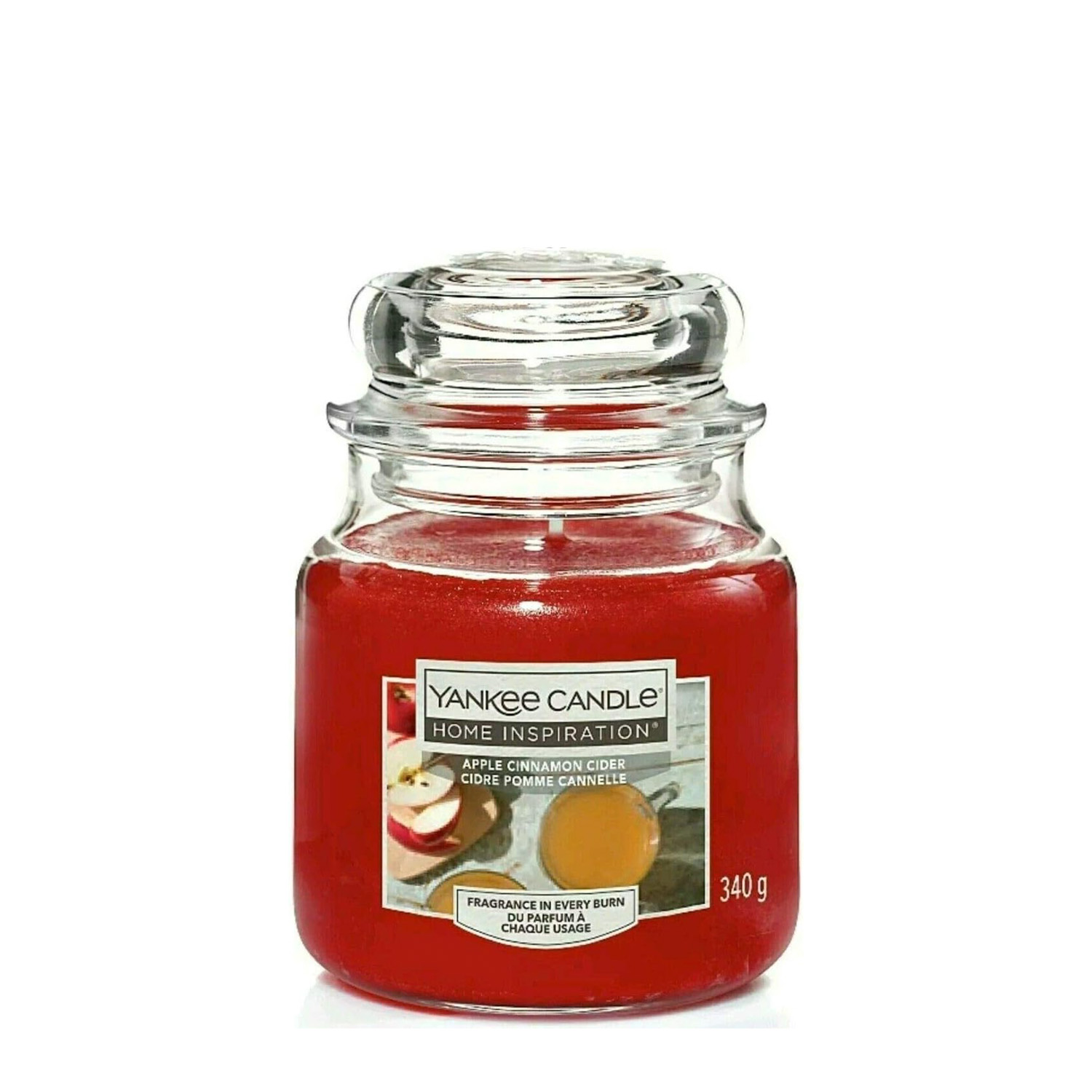 Apple Cinnamon Cider, candela in giara piccola Yankee Candle