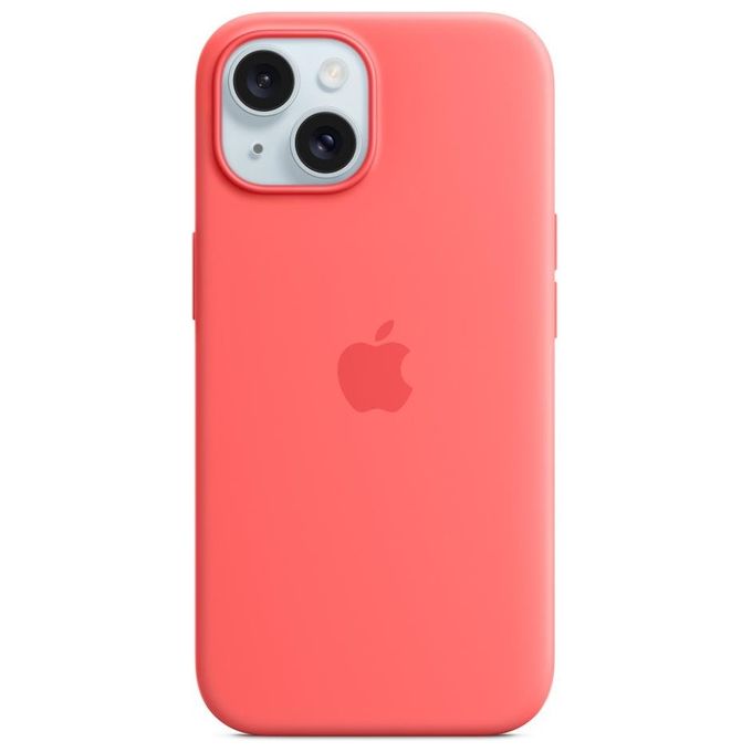 Apple Custodia MagSafe in Silicone per iPhone 15 Guava