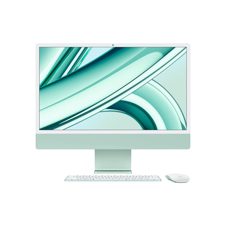 Apple iMac con Retina 24'' Display 4.5K M3 chip con 8‑core CPU e 10‑core GPU, 256GB SSD - Verde Apple iMac con Retina 24'' Display 4.5K M3 chip con 8‑core CPU e 10‑core GPU, 256GB SSD - Verde
