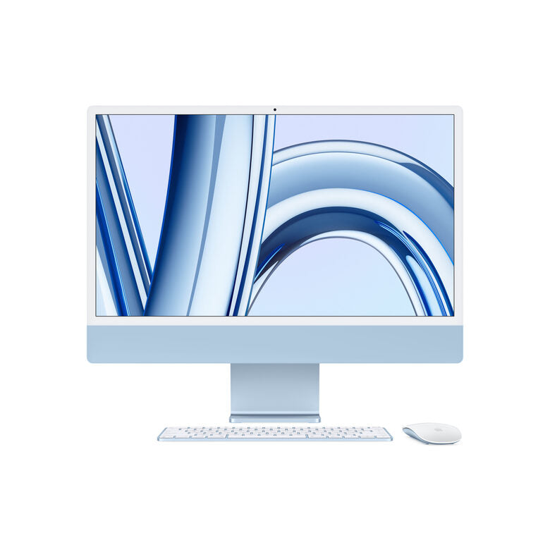 Apple iMac con Retina 24'' Display 4.5K M3 chip con 8‑core CPU e 10‑core GPU, 512GB SSD - Blu Apple iMac con Retina 24'' Display 4.5K M3 chip con 8‑core CPU e 10‑core GPU, 512GB SSD - Blu