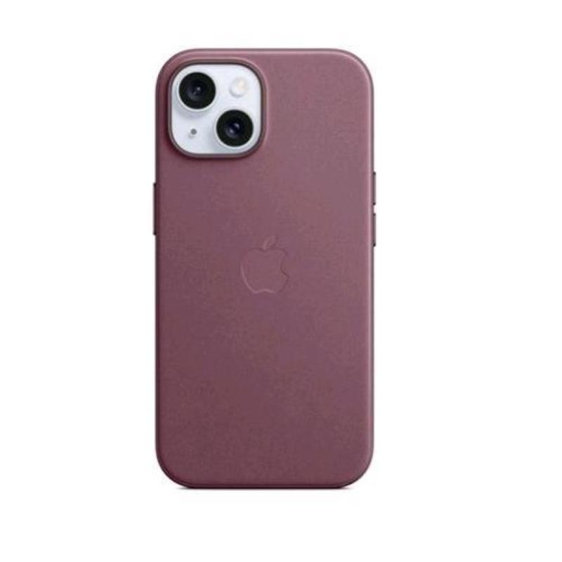 Apple iphone 15 custodia magsafe in tessuto finewoven mulberry Apple iphone 15 custodia magsafe in tessuto finewoven mulberry