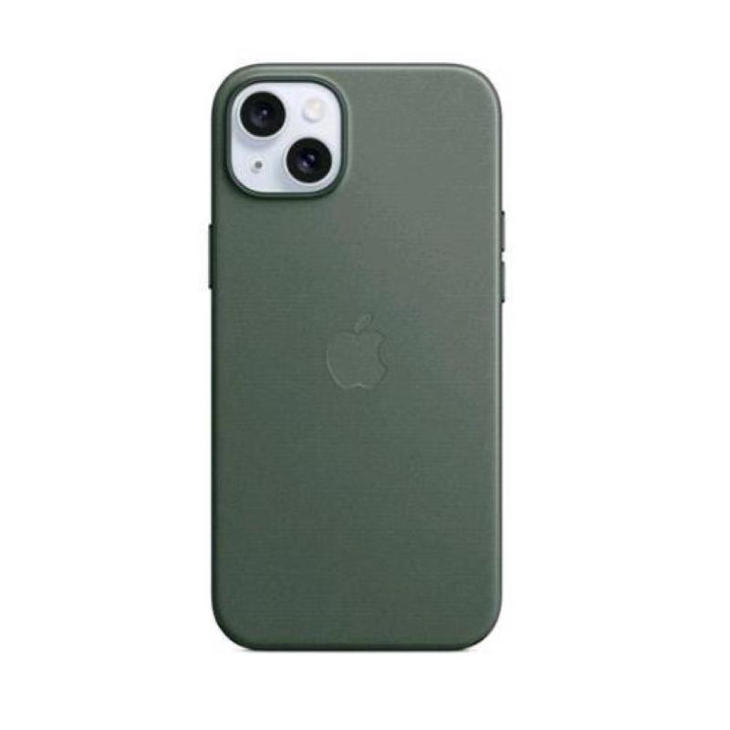 Apple iphone 15 plus custodia magsafe in silicone evergreen