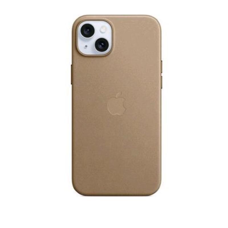 Apple iphone 15 plus custodia magsafe in silicone taupe