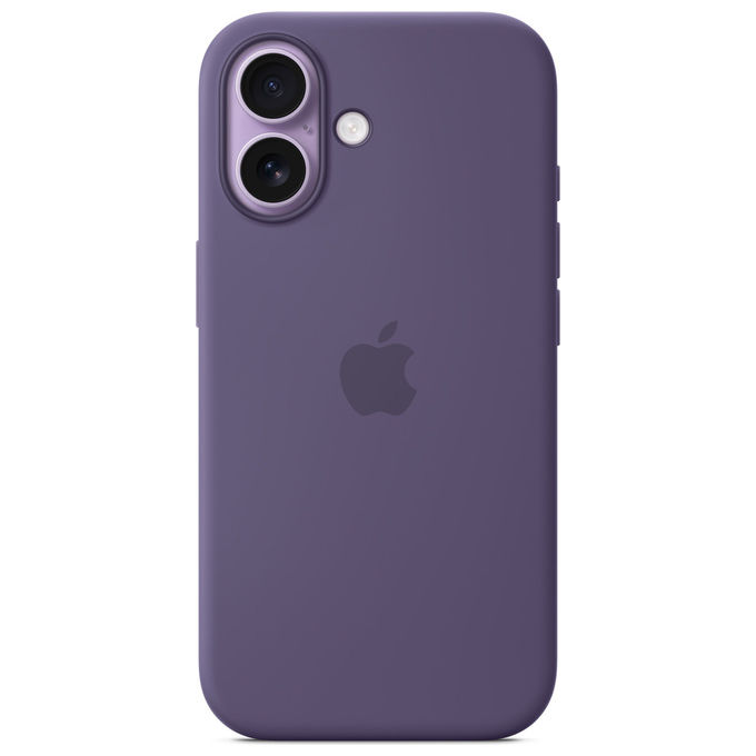 Apple iphone 17 custodia in silicone magsafe purple fog