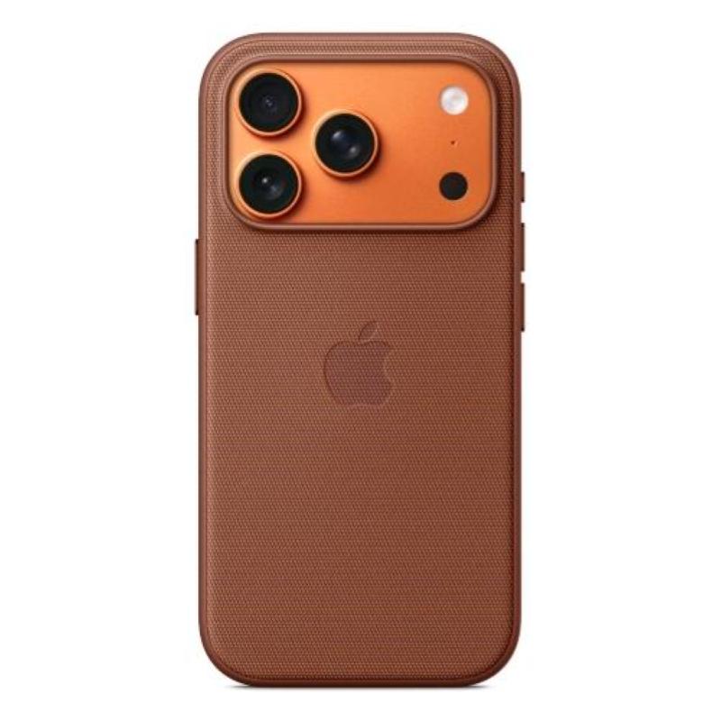 Apple iphone 17 pro custodia in tessuto techwoven magsafe terra di siena