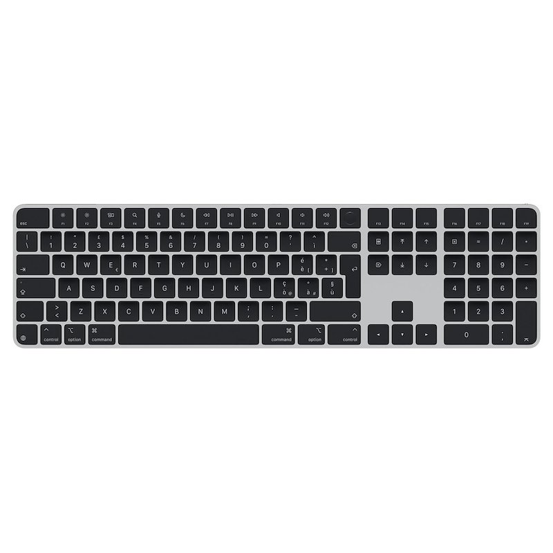 Apple Magic Keyboard con Touch ID e Tastierino Numerico Mxk83ta Nero