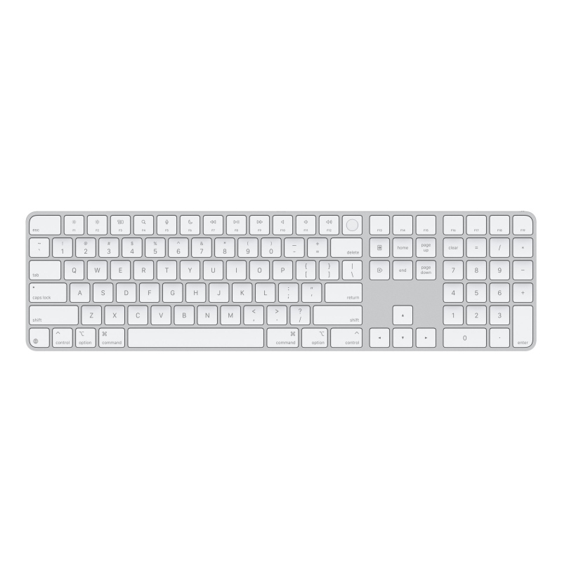Apple magic tastiera universale usb + bluetooth qwerty inglese us bianco Apple magic tastiera universale usb + bluetooth qwerty inglese us bianco