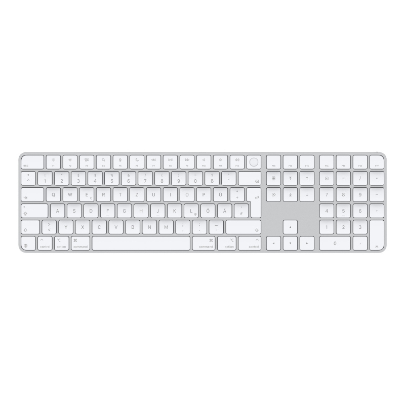 Apple magic tastiera universale usb + bluetooth qwertz tedesco bianco Apple magic tastiera universale usb + bluetooth qwertz tedesco bianco