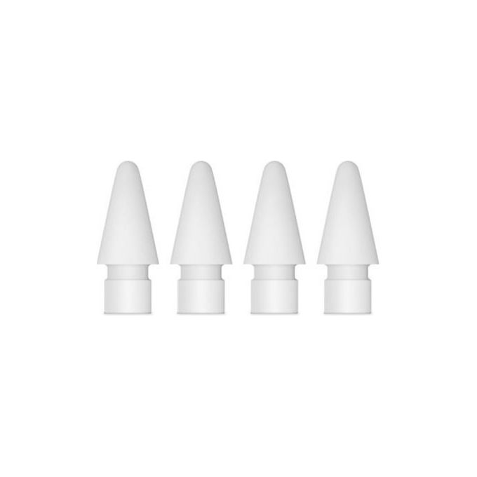 Apple MLUN2ZM-A Punte di ricambio per Pencil 4 pezzi 1a e 2a generazione colore Bianco
