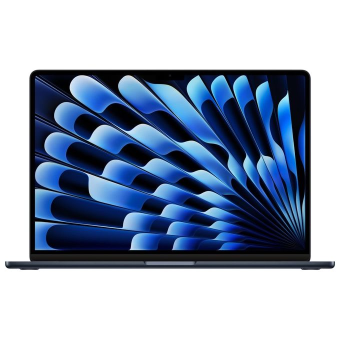 Apple MRYV3T-A MacBook Air 15'' Notebook Chip M3 CPU 8-core GPU 10-core 8 GB RAM 512 GB SSD macOS Sonoma colore Mezzanotte Apple MRYV3T-A MacBook Air 15'' Notebook Chip M3 CPU 8-core GPU 10-core 8 GB RAM 512 GB SSD macOS Sonoma colore Mezzanotte