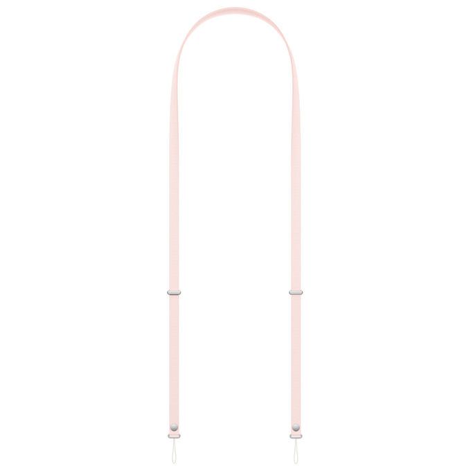Apple Tracolla Rosa Chiaro Tessuto Riciclato per iPhone Apple Tracolla Rosa Chiaro Tessuto Riciclato per iPhone