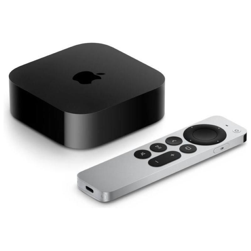 Apple - Tv 4k Wi-fi + ethernet con 128gb Di Archiviazione-nero, Argento
