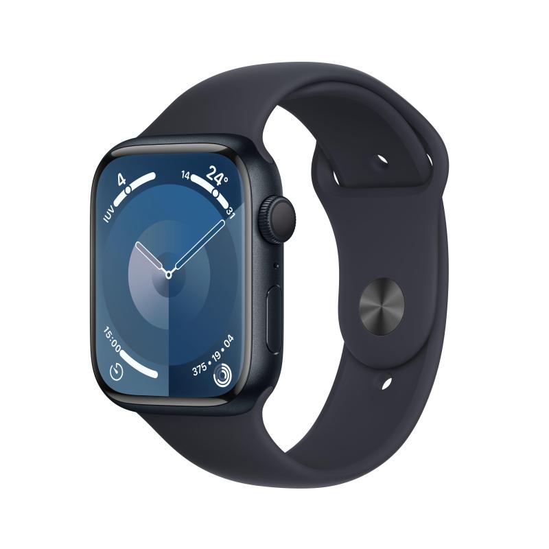 Apple watch 9 45mm gps midnight allumin. midnight sport m/l Apple watch 9 45mm gps midnight allumin. midnight sport m/l