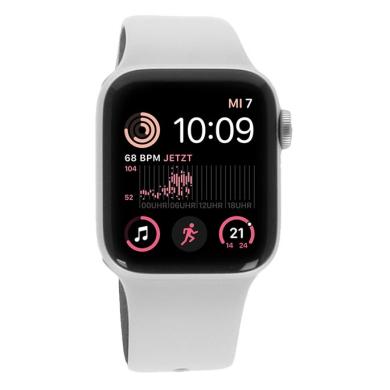 Apple Watch SE 2 GPS + Cellular 40mm Alluminio argento Cinturino Sport bianco - Ricondizionato - Come nuovo - Grade A+