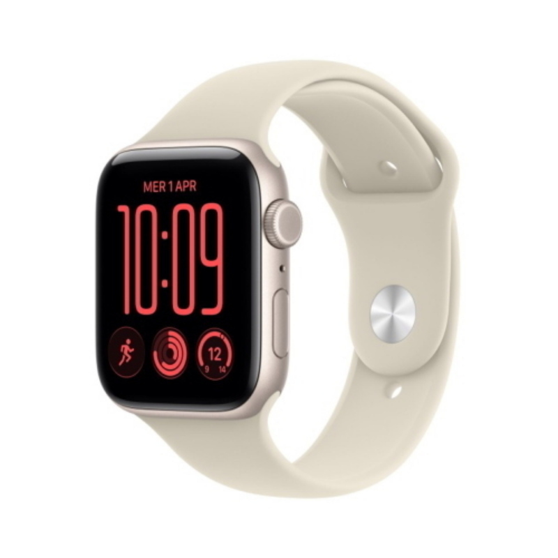 Apple - Watch Se 3 Gps + Cellular 44mm Alluminio Galassia-sport Band Sabbia - S/m