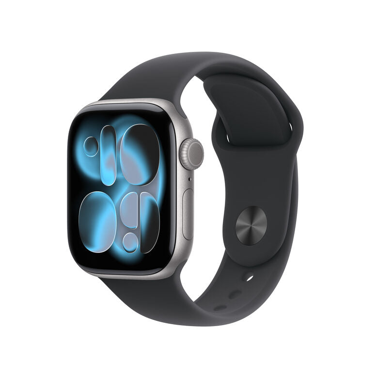 Apple Watch Series 11 GPS 42mm Cassa Alluminio Grigio Siderale con Sport Band Nero - S/M Apple Watch Series 11 GPS 42mm Cassa Alluminio Grigio Siderale con Sport Band Nero - S/M