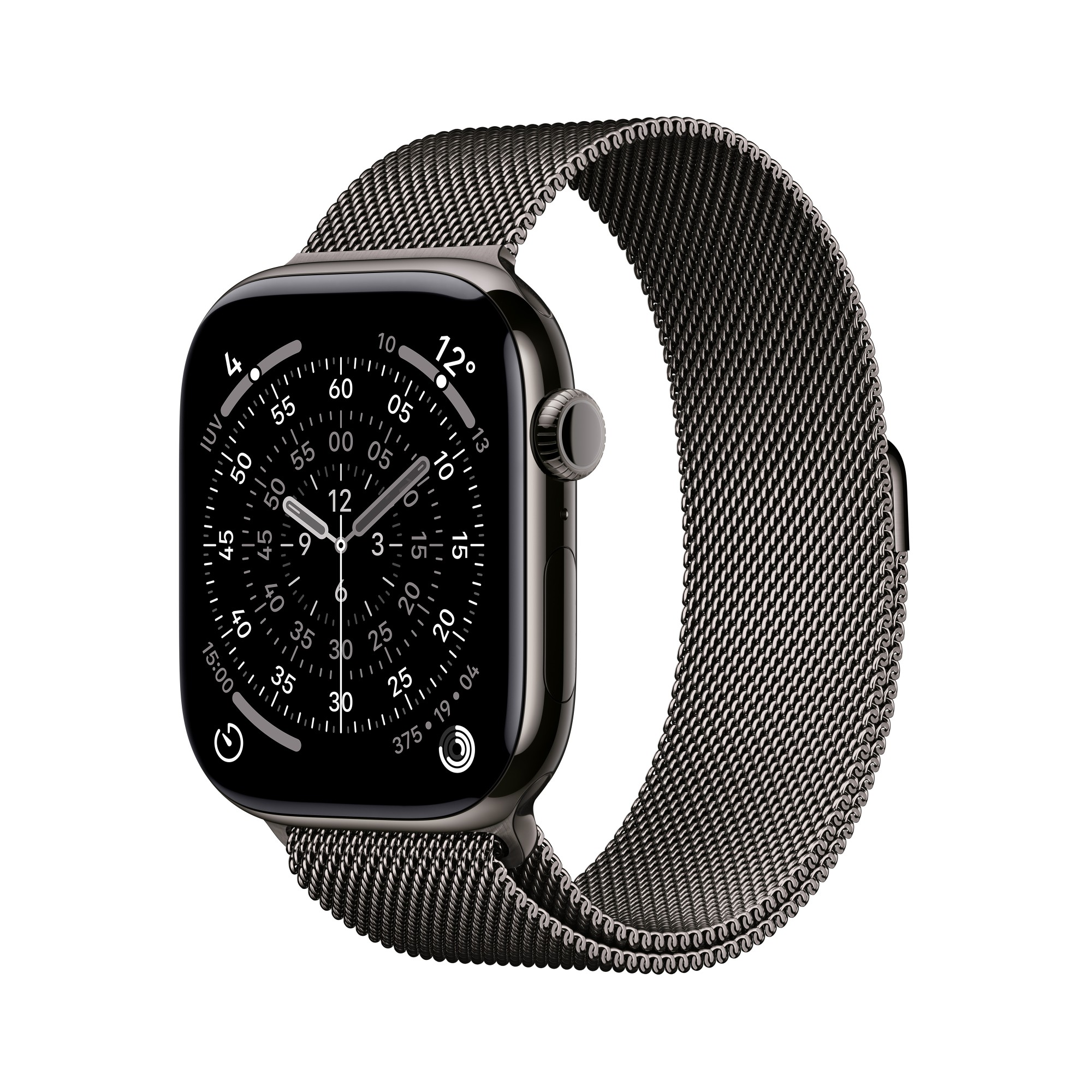 APPLE Watch Series 11 GPS + Cellular, Cassa 46 mm in titanio ardesia con Loop maglia milanese - M/L