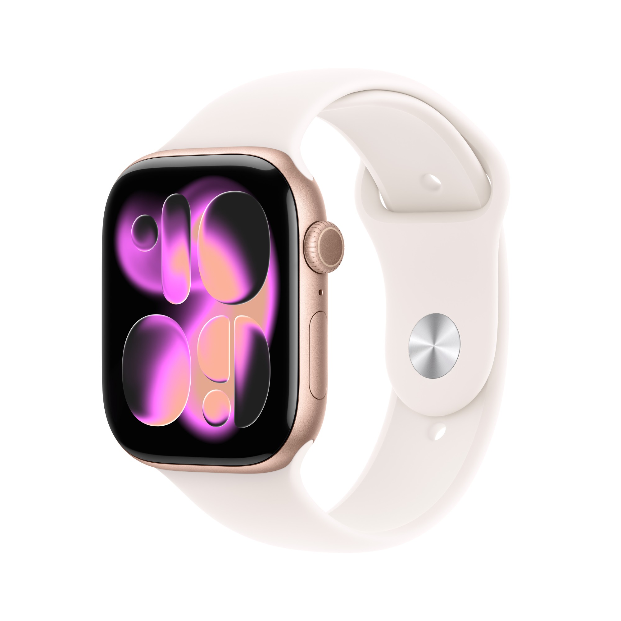 Apple Watch Series 11Gps + Cellular 46Mm Rose Gold Aluminium Case With Light Blush Sport Band - M/L