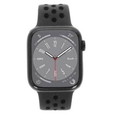 Apple Watch Series 8 GPS + Cellular 45mm Alluminio mezzanotte Cinturino Sport mezzanotte - Ricondizionato - ottimo - Grade A