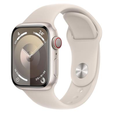 Apple Watch Series 9 GPS 41mm Alluminio galassia Cinturino Sport galassia M/L - Ricondizionato - buono - Grade B