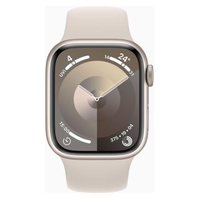 Apple Watch Series 9 GPS + Cellular 41mm Alluminio galassia Cinturino Sport galassia M/L - Ricondizionato - ottimo - Grade A
