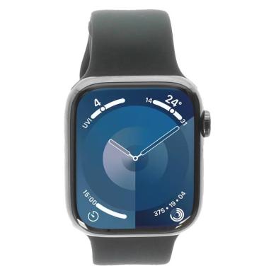 Apple Watch Series 9 GPS + Cellular 45mm Acciaio inossidabile grafite Cinturino Sport mezzanotte M/L - Ricondizionato - buono - Grade B Apple Watch Series 9 GPS + Cellular 45mm Acciaio inossidabile grafite Cinturino Sport mezzanotte M/L - Ricondizionato - buono - Grade B
