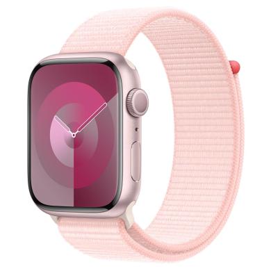 Apple Watch Series 9 GPS + Cellular 45mm Alluminio rosé Sport Loop rosa confetto - Ricondizionato - ottimo - Grade A