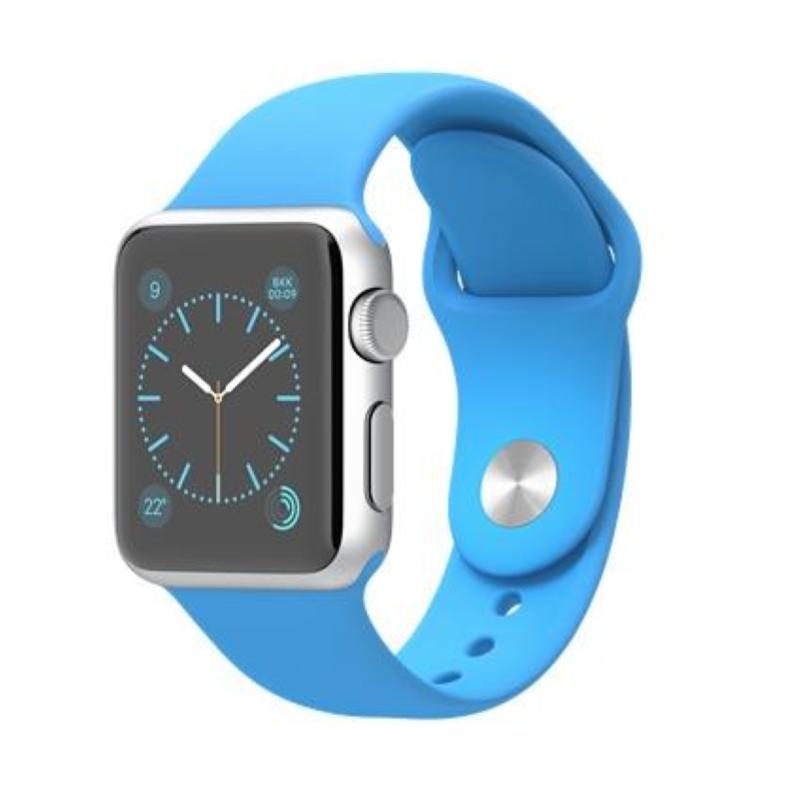 Apple watch sport cassa 38mm alluminio silver cinturino blue garanzia europa Apple watch sport cassa 38mm alluminio silver cinturino blue garanzia europa
