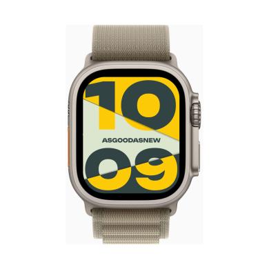 Apple Watch Ultra 2 GPS + Cellular 49mm titanio Alpine Loop oliva L - Ricondizionato - ottimo - Grade A