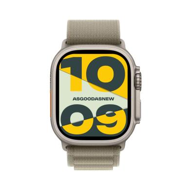Apple Watch Ultra 2 GPS + Cellular 49mm titanio Alpine Loop oliva M - Ricondizionato - ottimo - Grade A