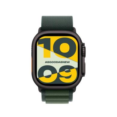 Apple Watch Ultra 2 GPS + Cellular 49mm titanio nero Alpine Loop verde scuro L - Ricondizionato - Come nuovo - Grade A+