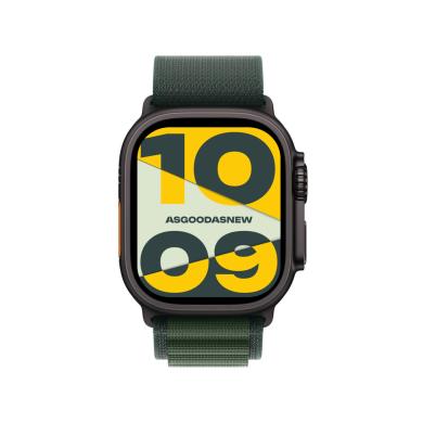 Apple Watch Ultra 2 GPS + Cellular 49mm titanio nero Alpine Loop verde scuro M - Ricondizionato - ottimo - Grade A