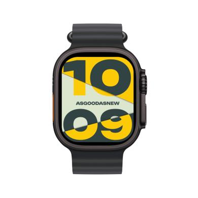 Apple Watch Ultra 2 GPS + Cellular 49mm titanio nero Cinturino Ocean nero - Ricondizionato - ottimo - Grade A