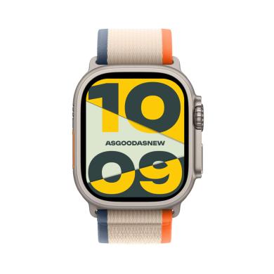 Apple Watch Ultra 2 GPS + Cellular 49mm titanio Trail Loop arancione/beige M/L - Ricondizionato - ottimo - Grade A