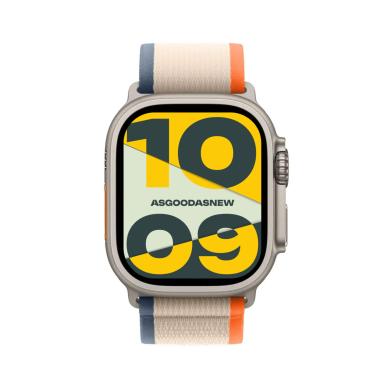 Apple Watch Ultra 2 GPS + Cellular 49mm titanio Trail Loop arancione/beige S/M - Ricondizionato - Come nuovo - Grade A+