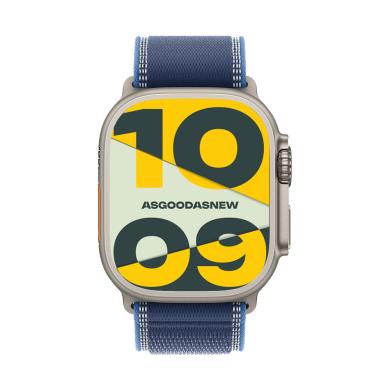 Apple Watch Ultra 3 GPS + Cellular 49mm titanio naturale Trail Loop blu/azzurro M/L - Ricondizionato - Come nuovo - Grade A+