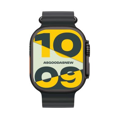 Apple Watch Ultra 3 GPS + Cellular 49mm titanio nero Cinturino Ocean nero - Ricondizionato - Come nuovo - Grade A+