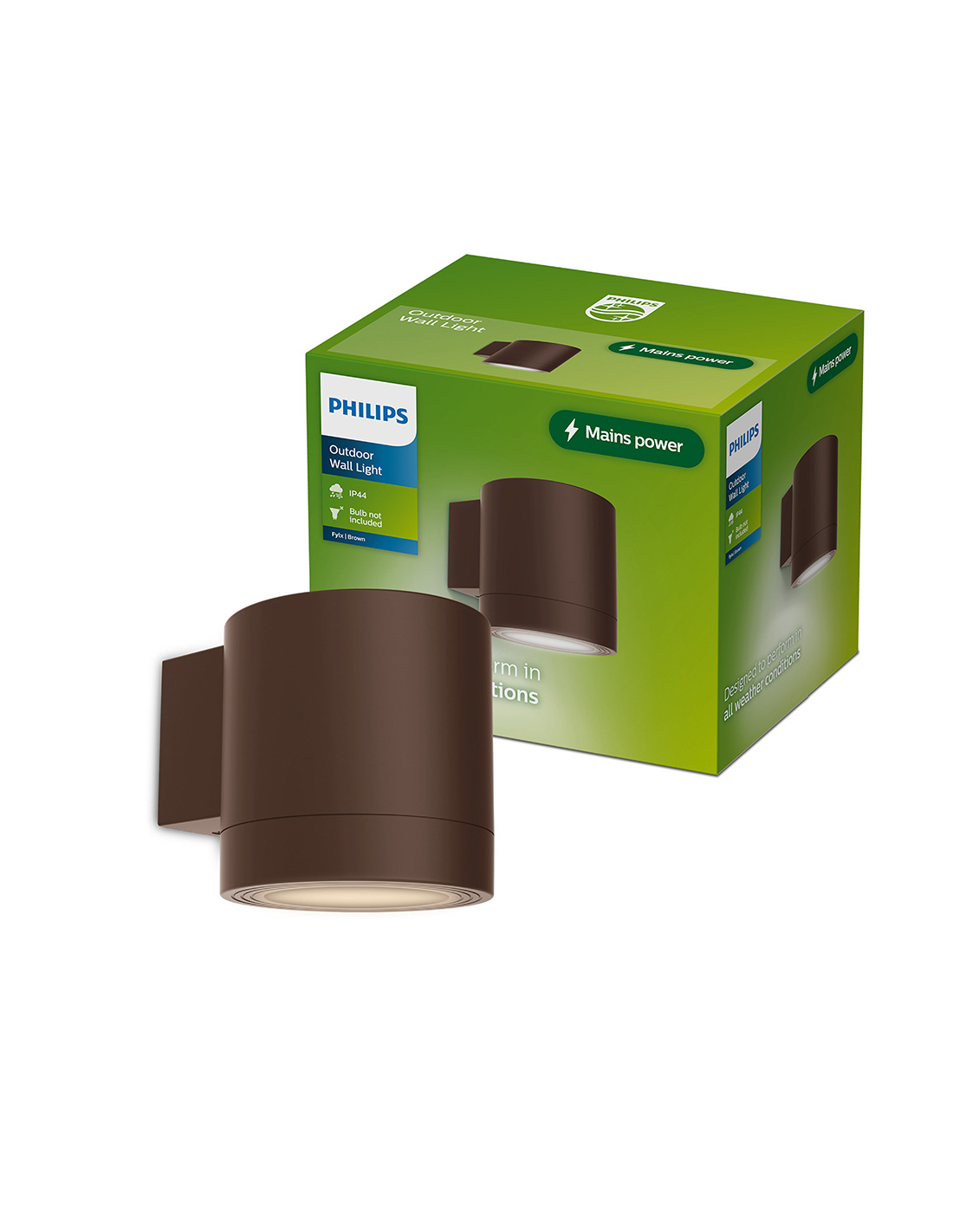 Applicatore Esterno Led Fylx 5 W, Marrone