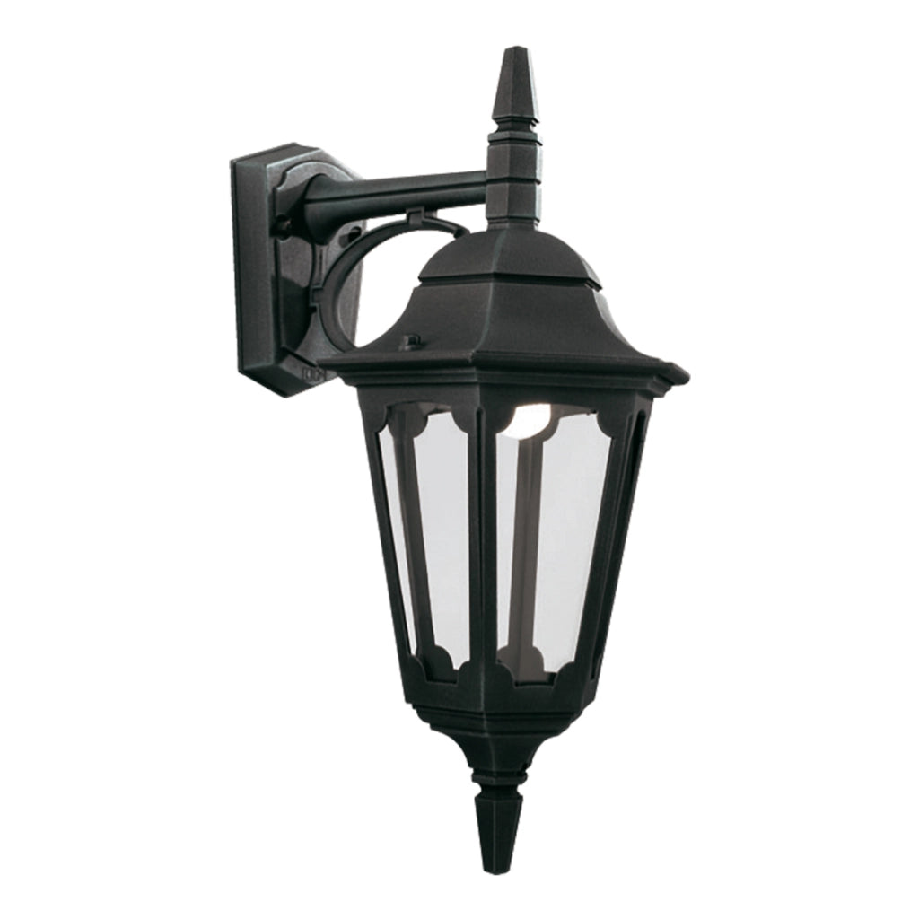 Applique da esterno a parete nera E27 60W Parish Elstead Applique da esterno a parete nera E27 60W Parish Elstead