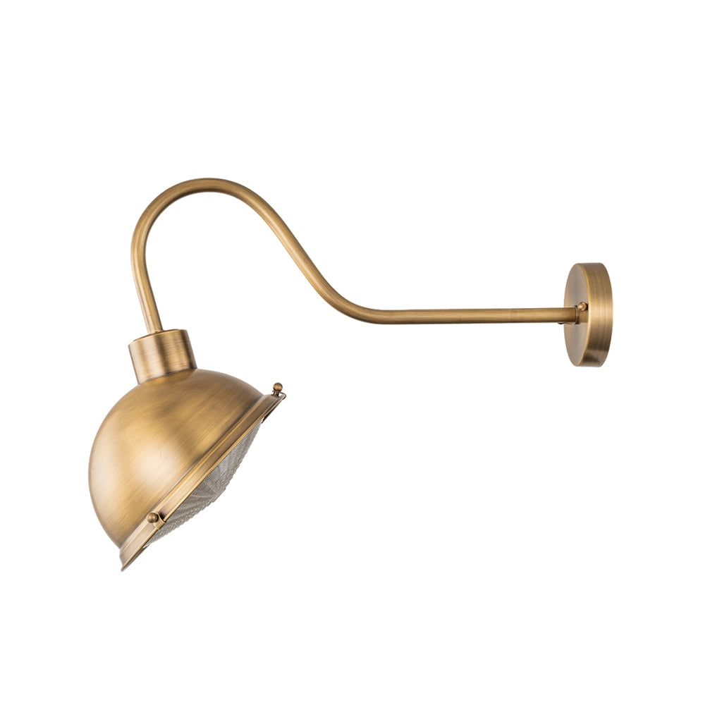 Applique esterna industriale ottone E27 60W Chiswick Elstead Applique esterna industriale ottone E27 60W Chiswick Elstead