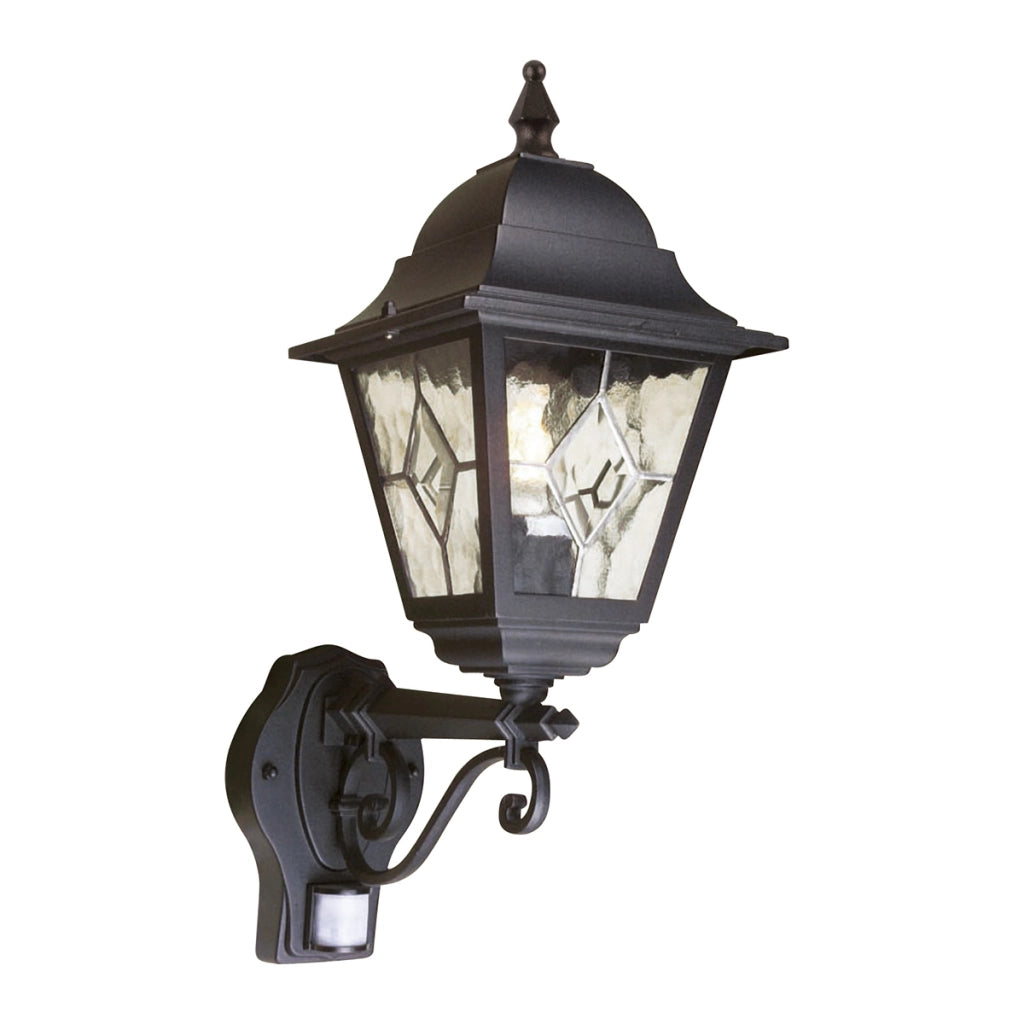 Applique esterna Norfolk PIR 1xE27 IP44 nera Elstead Applique esterna Norfolk PIR 1xE27 IP44 nera Elstead