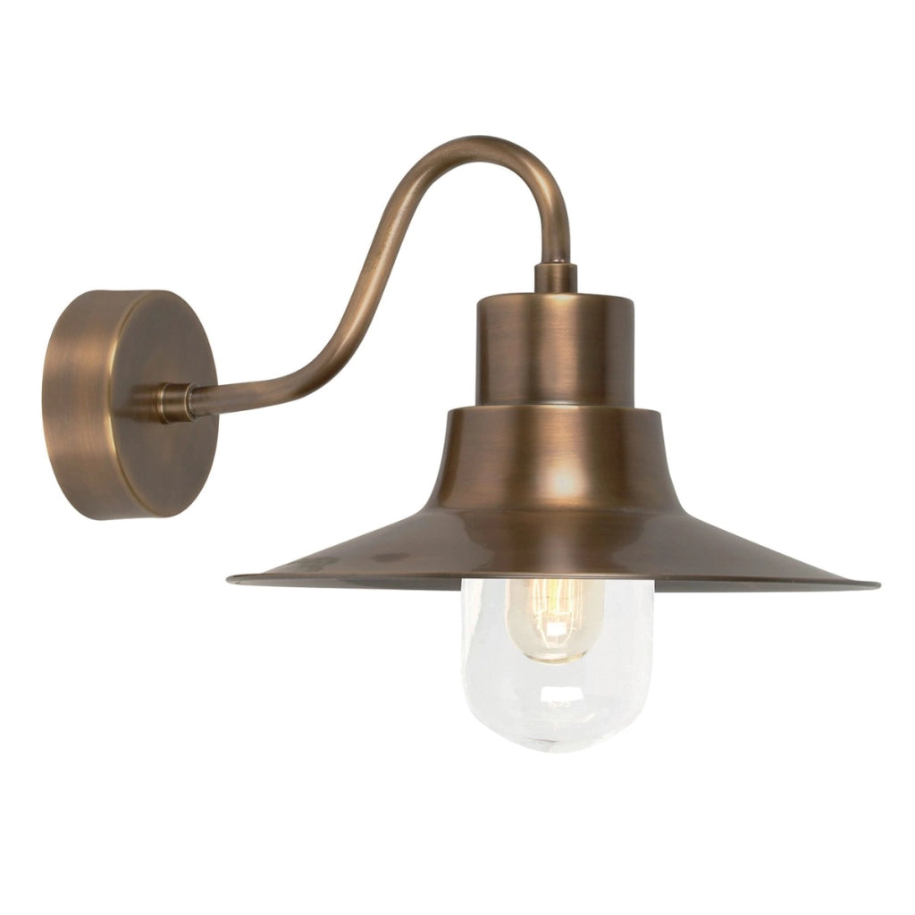 Applique esterna ottone anticato E27 60W Sheldon Elstead Applique esterna ottone anticato E27 60W Sheldon Elstead