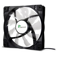 Argus L-12025 Case per computer Ventilatore 12 cm Nero, Ventola