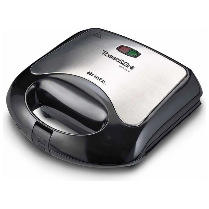 Ariete - 1980 Toast & Grill Easy-nero, Grigio Ariete - 1980 Toast & Grill Easy-nero, Grigio
