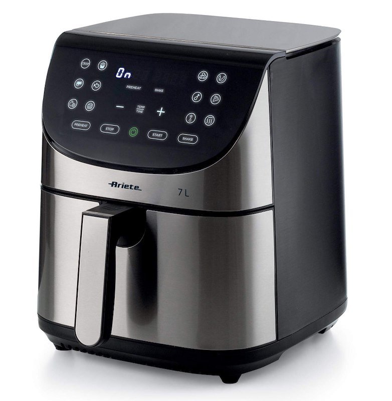 ARIETE AIR FRYER 7 L FRIGGITRICE AD ARIA, capacità l, Max potenza 1800 W, METAL